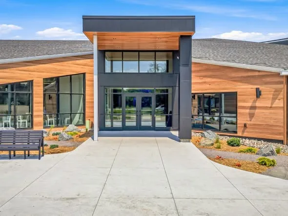 A closer look at the entrance.